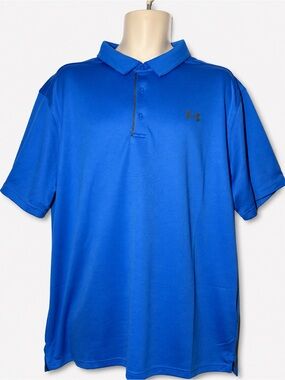 Under Armour Men’s Polo Shirt Blue Size 2XL Performance Golf